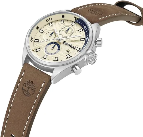 Vista 2 de Timberland Reloj cronógrafo para hombre, Marrón, Vestido Deportivo