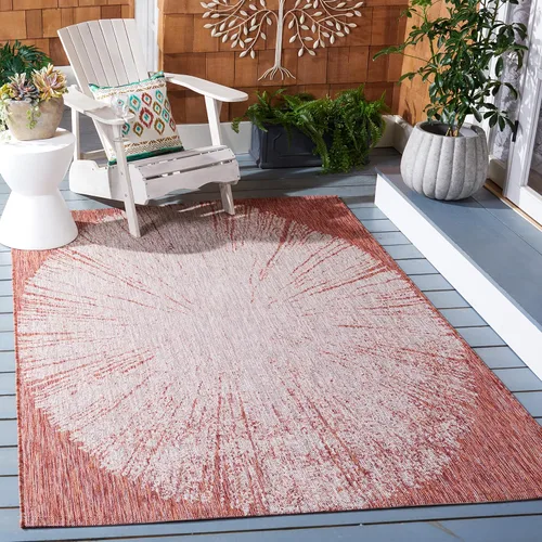 Vista 24 de Safavieh Courtyard Collection CY8893 - Alfombra decorativa para interiores y exteriores, no desprende pelusa, fácil de limpiar, 2 x 3 pies 7 beige