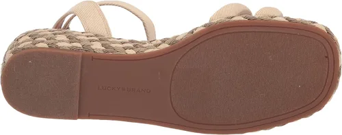 Vista 4 de Lucky Brand Sandalia de cuña trenzada Naylicia para mujer