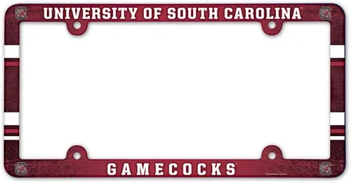 Vista 16 de NCAA Placa de vehículo con marco a todo