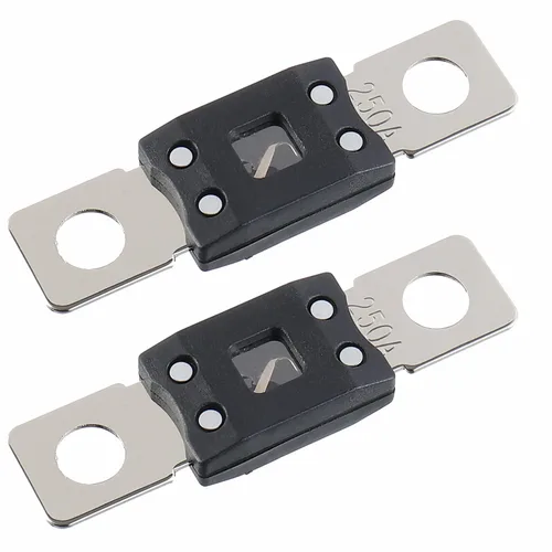 Vista 6 de Fusible de Alta Corriente MEGA 40A - Fusible de Perno de 40 Amperios para Automóviles, Camiones, Vehículos de Construcción, Autobuses, Caravanas