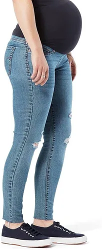 Vista 2 de Signature by Levi Strauss & Co. Gold Label Jeans ajustados de maternidad