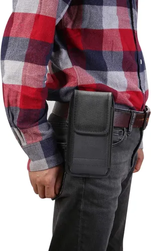 Vista 7 de Funda de nailon para teléfono celular para iPhone 12 Mini (5.4), SE2020, 11 Pro, 8, 7, I6, XS, X, bolsa para teléfono