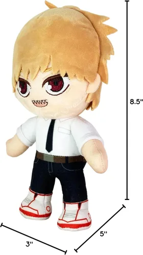 Vista 4 de Great Eastern Entertainment Hombre motosierra - Denji Seguridad Pública Devil Hunters Uniforme #1 Movable Ver Plush 8" H