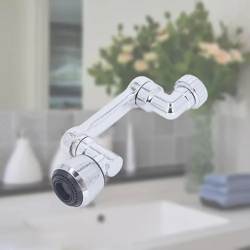 Vista 3 de Extensor de grifo para lavabo de baño con 3 puertos ABS accesorio para lavado facial