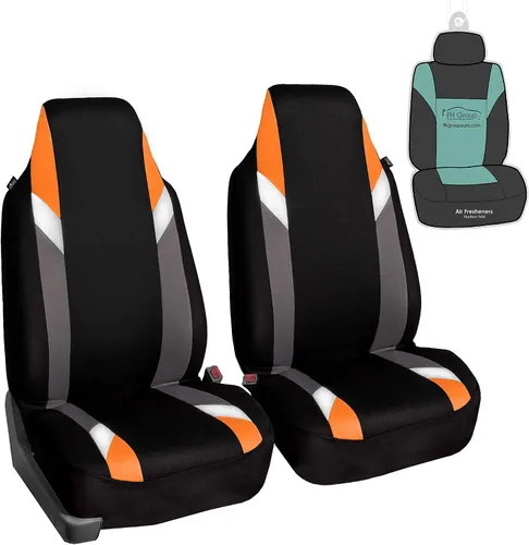 Vista 49 de FH Group Tres filas de 7 plazas, fundas de asiento modernistas de alta calidad, se adaptan a la mayoría de automóviles, camiones, SUV y camionetas