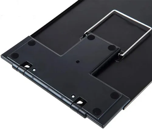 Vista 4 de Hanghs - Soporte para documentos de escritorio, portapapeles para partituras, libro de cocina, libro con 7 posiciones ajustables y clip lateral