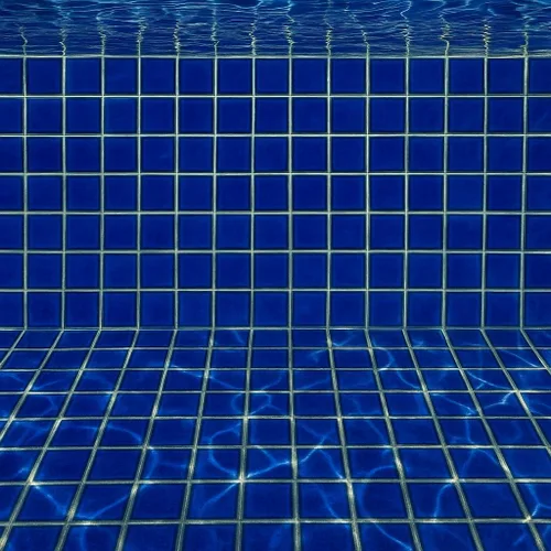 Vista 8 de Tenedos Azulejo de mosaico de porcelana con patrón cuadrado azul cobalto de alta calidad de 2 x 2 pulgadas (no se pega ni se pega) para cocina