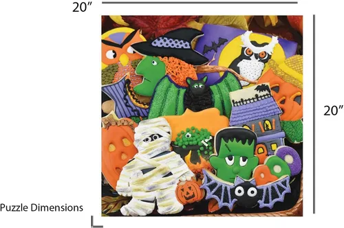 Vista 5 de Springbok 's Rompecabezas de 500 piezas Terrorific Treats - Hecho en Estados Unidos Multicolor