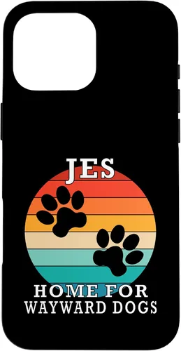 Vista 19 de JES Home for Wayward Dogs Family Name Case for iPhone 16