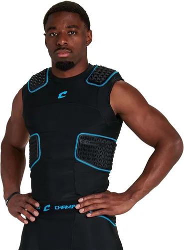 Vista 2 de Champro Camiseta de compresión unisex para adultos Bull Rush
