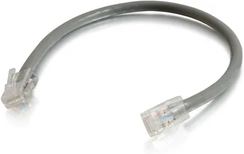 Vista 75 de C2G 24494 Cable cruzado Cat5e - Cable de conexión de red sin blindaje sin arranque, naranja (3 pies, 3.0 ft)
