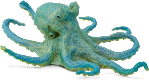 Vista 2 de Safari Ltd. Estatuilla de Pulpo - Figura de modelo realista de 5" - Juguete educativo para niños, niñas y niños de 3 años en adelante