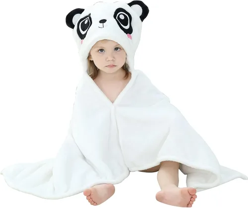 Vista 11 de MICHLEY Manta de bebé con capucha para niños y niñas, con cara de animal para otoño e invierno, de 0 a 3 años
