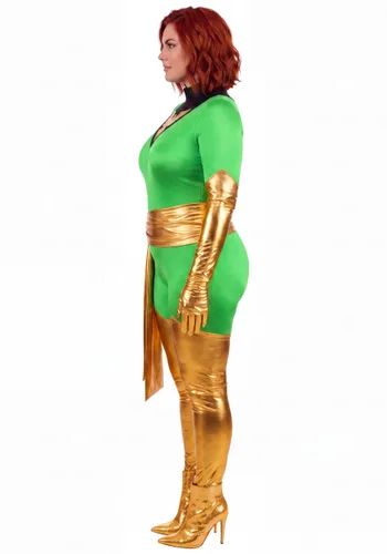 Vista 4 de Disfraz Plus Size Prestige Marvel X-Men Jean Grey Phoenix para Mujer Multicolor