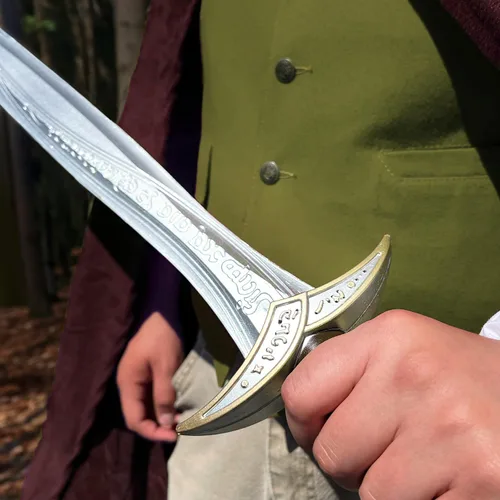 Vista 3 de Sting - Espada corta de espuma medieval para disfraz de Halloween, perfecta para convenciones de regalos de Navidad
