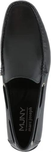 Vista 6 de Mocasines venecianos casuales de cuero genuino para hombre