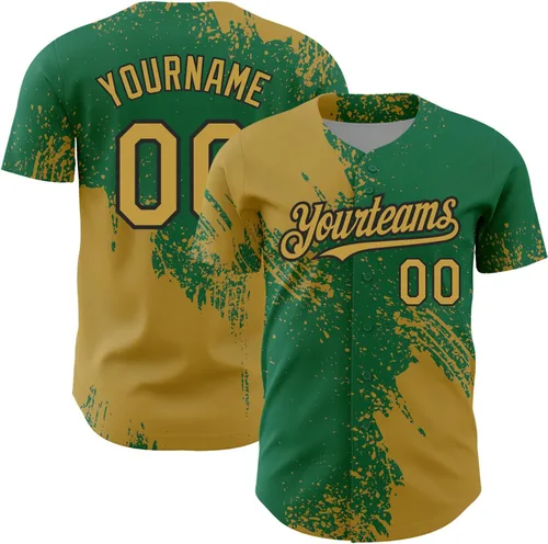 Vista 24 de Camiseta de béisbol personalizada con patrón de cepillo de béisbol, camisas de béisbol personalizadas, uniforme deportivo, número de nombre cosido