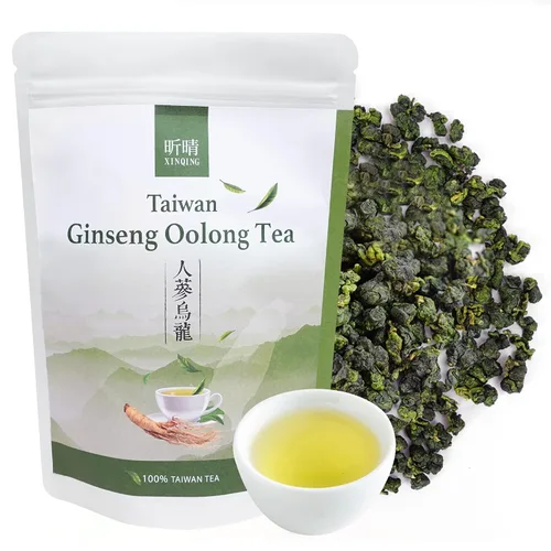 Vista 8 de Xin Qing Té Oolong de leche de coco Oolong Té de coco Té de hoja suelta Té Oolong Té suelto Oolong Té de hojas sueltas Taiwán Té Oolong de alta
