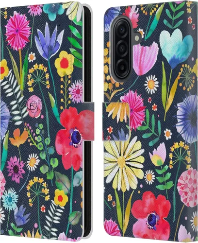Vista 136 de Head Case Designs Officially Licensed Ninola Butterfly Nature Spring Floral Leather Wallet Case Compatible with Samsung Galaxy A07 4G