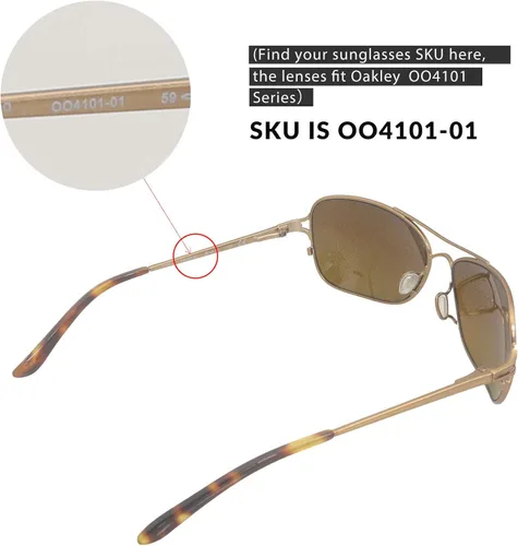 Vista 6 de Lentes de repuesto Walleva para gafas de sol Oakley Conquest Múltiples opciones disponibles