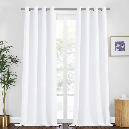 Vista 36 de PONY DANCE Cortinas para Autocaravana de 24 pulgadas de Largo, Cortinas Cortas para Baño y Cocina, Mini Cortinas de Privacidad para Camper