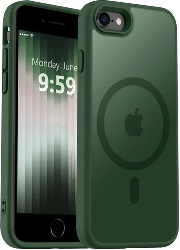 Vista 153 de MOCCA - Funda magnética resistente para iPhone XR de 6.1 pulgadas, compatible con MagSafe, funda con protección contra caídas de grado militar