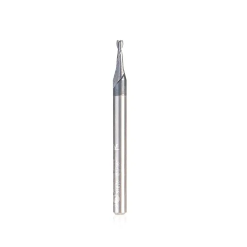 Vista 5 de Amana Tool - 51468 espiral de carburo sólido CNC para acero y acero inoxidable con revestimiento AlTiN
