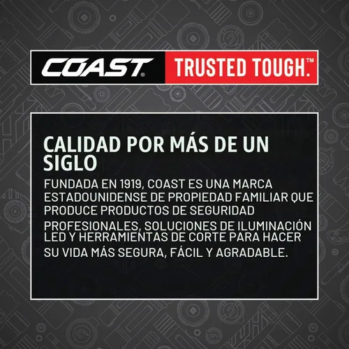 Vista 6 de Minilinterna para inspección Coast Cutlery Company G19, color negro