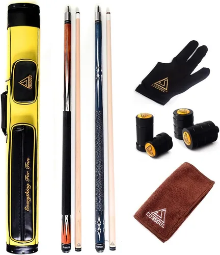 Vista 11 de CUESOUL 19oz Pool Cue Sticks with Hard Pool Cue Case