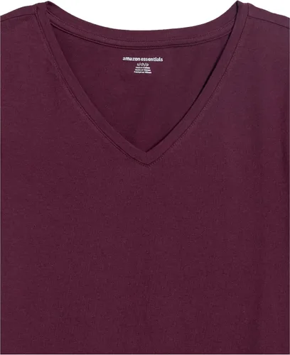 Vista 6 de Tienda Essentials Women's Classic-Fit Short-Sleeve V-Neck T-Shirt, (Available in Plus Size), Multipacks