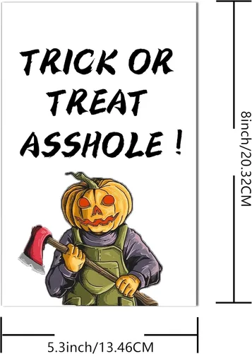 Vista 5 de Divertida tarjeta de Halloween, tarjeta de felicitación de humor para novio, novia, pareja, tarjeta de amor travieso para padres, espeluznante grito