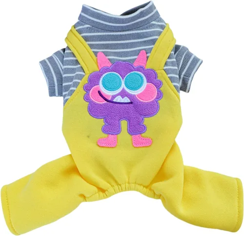 Vista 10 de Ropa para perros de verano con lazo, camisas elegantes para mascotas para perros pequeños, niños y niñas, cachorros, overol clásico, traje clásico