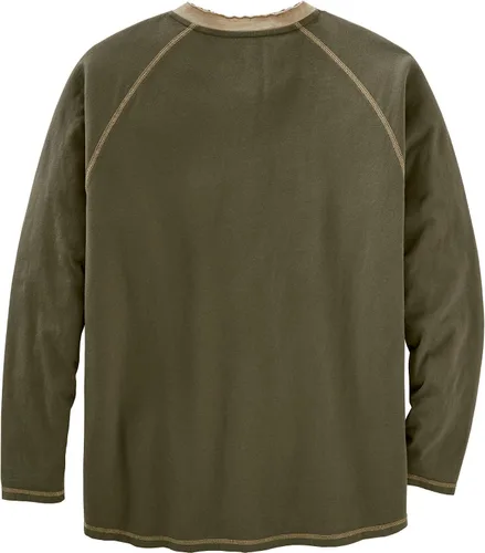 Vista 2 de Legendary Whitetails Recluse Henley - Camiseta de manga larga para hombre
