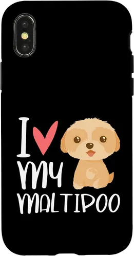 Vista 5 de iPhone 16 Maltipoo Dog Lover Hybrid Multipoo Breeder Heart Fur Parent Case