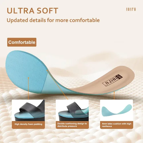 Vista 3 de IDIFU - Tacones de plataforma de 5pulgadas para mujer, sandalias Sabrina IN5 de tacón alto y grueso, correa de tobillo, zapatos sexis y elegantes