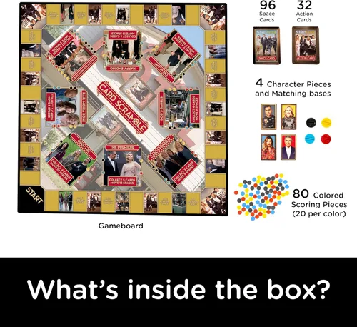 Vista 3 de AQUARIUS Schitt's Creek Card Scramble - Divertido juego de fiesta familiar para niños, adolescentes y adultos, regalo entretenido de noche