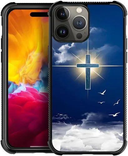 Vista 27 de Funda compatible con iPhone 15 Pro Max, 4 fundas de libélula en las cuatro esquinas con parachoques a prueba de golpes antideslizante funda