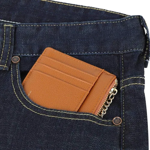 Vista 7 de Cartera minimalista para mujer, 8 tarjetas, monedero, monedero, bolsillo frontal, Casual