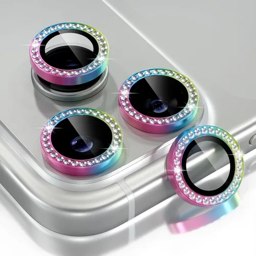 Vista 139 de Choiche Compatible para iPhone 16 Pro/iPhone 16 Pro Max Protector de Lente de Cámara, Vidrio Templado 9H Protector de Pantalla de Cubierta de Cámara