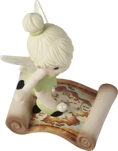 Vista 5 de Precious Moments 202035 Disney Tinker Bell Faith, Trust and Pixie Dust Bisque Figura de porcelana