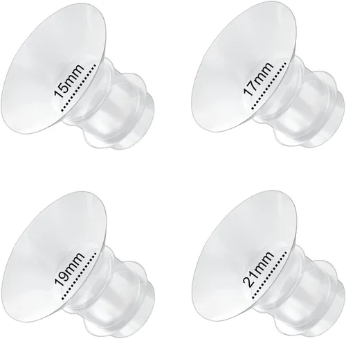 Vista 8 de Insertos de brida de 0.591 in compatibles con Momcozy S12 Pro/S9 Pro /M5/M9/Medela/TSRETE extractor de leche portátil, Spectra S1/S2 adecuados