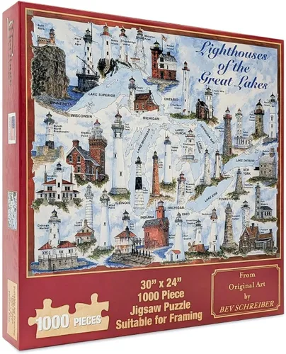 Vista 13 de Donna Elias - Rompecabezas de 550 piezas para adultos, diseño de mapa náutico histórico, rompecabezas enmarcable de 18 x 24 pulgadas, tamaño acabado