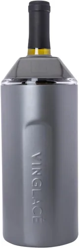 Vista 16 de Vinglacé Enfriador de Botella de Vino - Aislador de Champán Portátil - Funda de Enfriador de Vino de Acero Inoxidable - Mantiene el Vino Frío