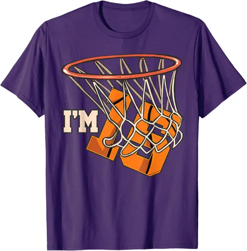 Vista 71 de Camiseta número 15 con temática de baloncesto para fiesta de cumpleaños, Negro, S