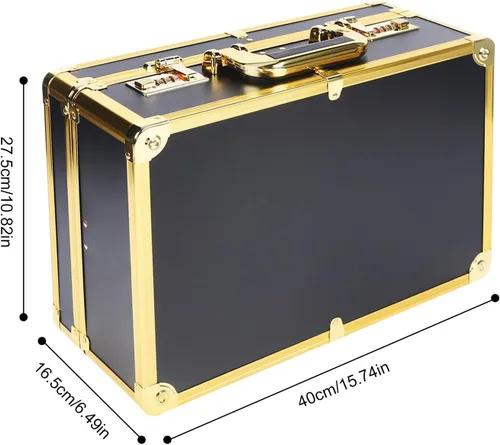 Vista 7 de Gran peluquero salón de belleza kits de herramientas almacenamiento viaje viaje bolsa de viaje peluquero herramientas con cerradura de combinación