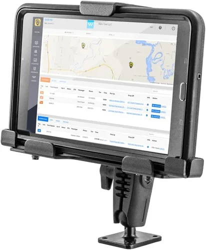 Vista 2 de ARKON Soportes de bloqueo de aluminio para tableta con cerradura de llave para E-Log para modelos Galaxy Tab A iPad