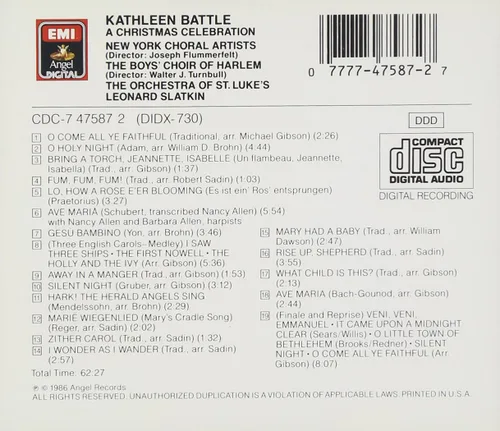 Vista 2 de Kathleen Battle A Christmas Celebration