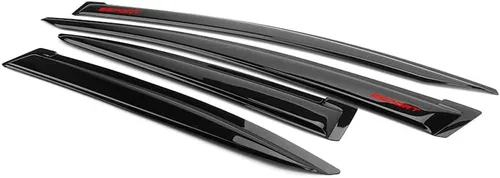 Vista 2 de EVPROXP - Visera de protección contra la lluvia compatible con Civic Sedan 4DR 2012-2015, deflector de ventilación de ventana lateral, teñido