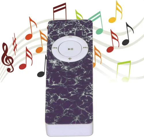 Vista 4 de Reproductor de MP3 portátil, reproductor de música MP3 de sonido sin pérdida de alta fidelidad, compatible con tarjeta de memoria de hasta 64 GB